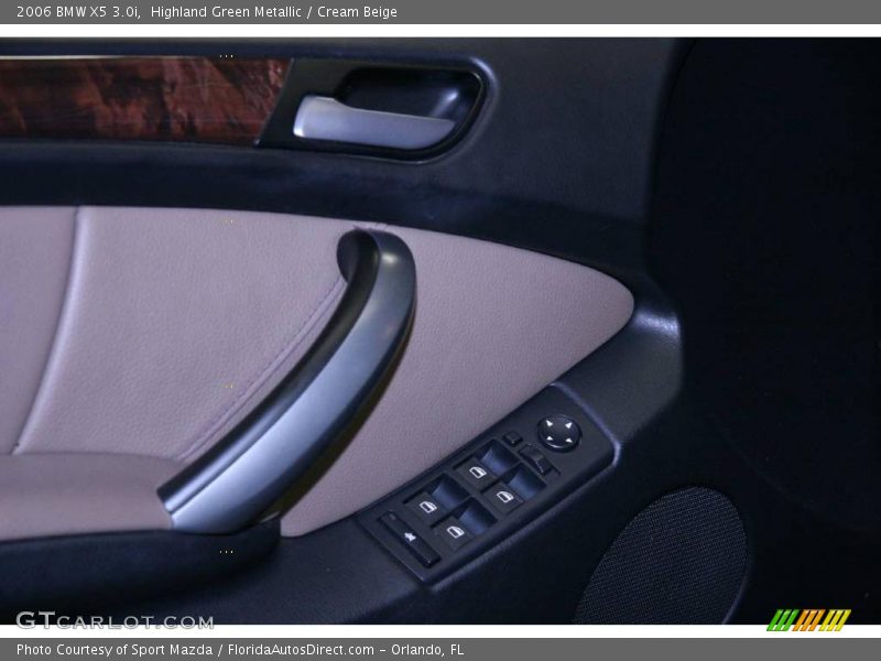 Highland Green Metallic / Cream Beige 2006 BMW X5 3.0i