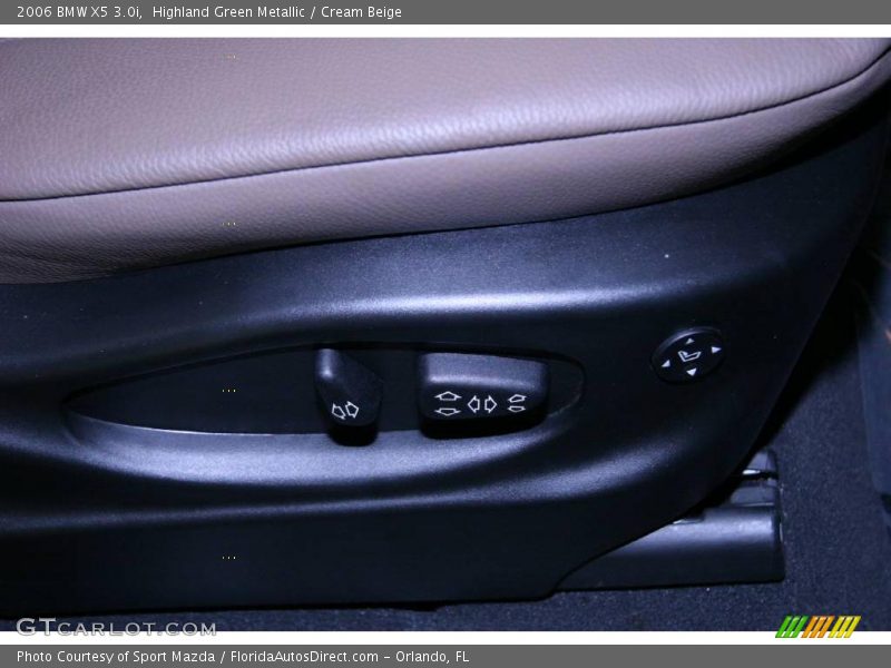 Highland Green Metallic / Cream Beige 2006 BMW X5 3.0i