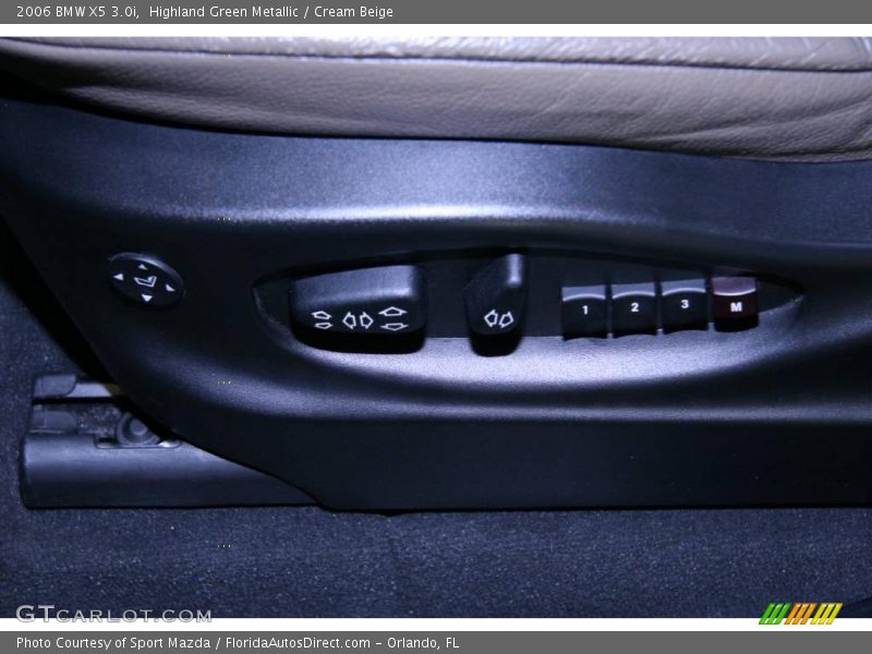 Highland Green Metallic / Cream Beige 2006 BMW X5 3.0i