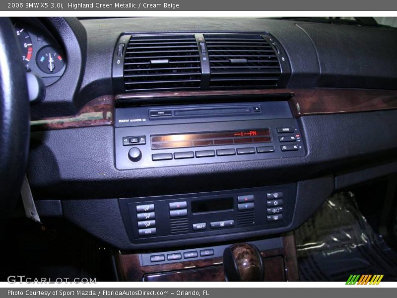 Highland Green Metallic / Cream Beige 2006 BMW X5 3.0i