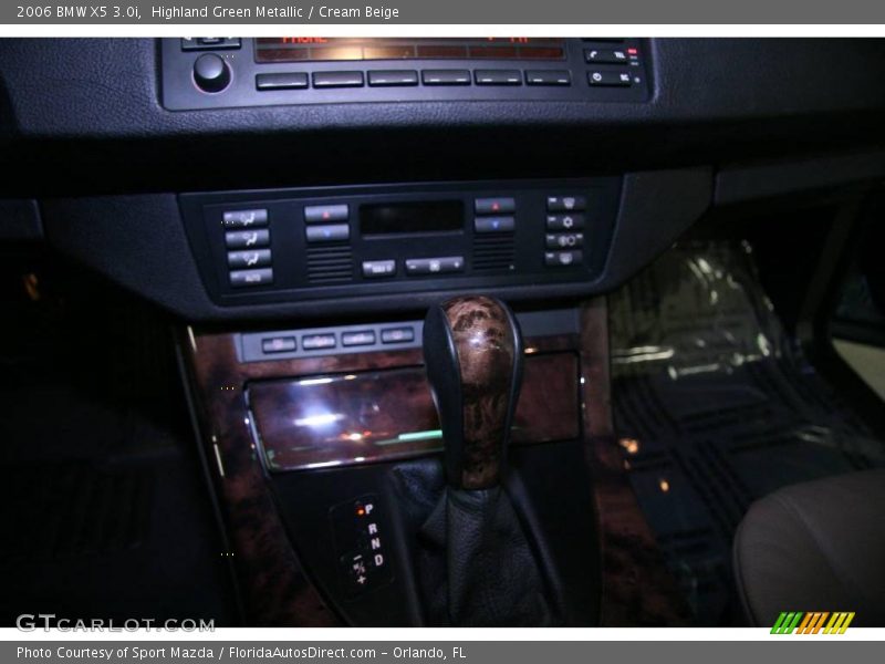 Highland Green Metallic / Cream Beige 2006 BMW X5 3.0i