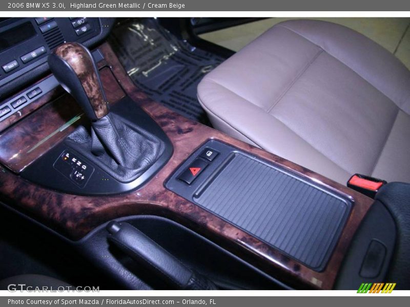 Highland Green Metallic / Cream Beige 2006 BMW X5 3.0i