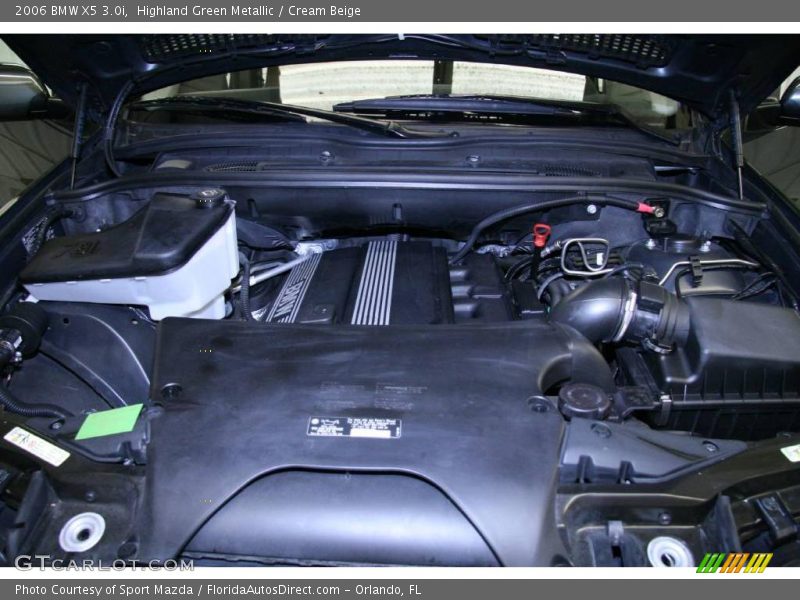 Highland Green Metallic / Cream Beige 2006 BMW X5 3.0i