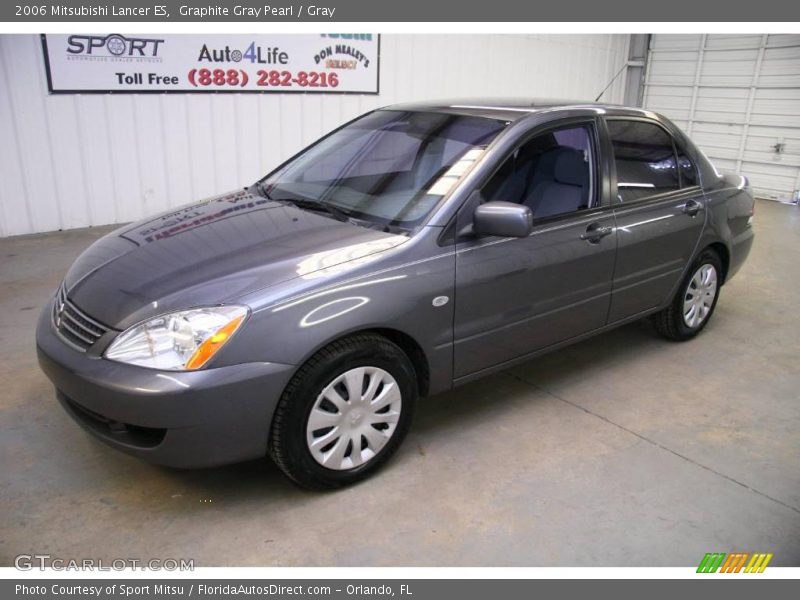 Graphite Gray Pearl / Gray 2006 Mitsubishi Lancer ES