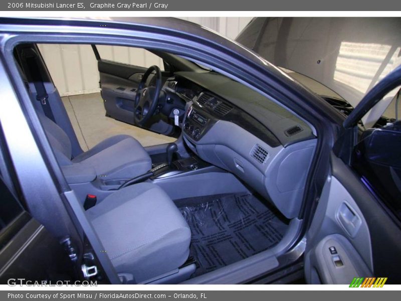 Graphite Gray Pearl / Gray 2006 Mitsubishi Lancer ES