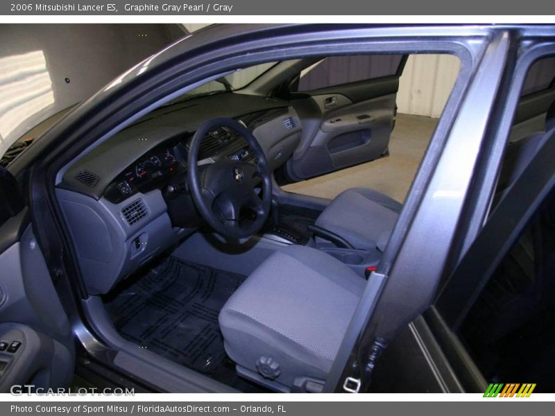 Graphite Gray Pearl / Gray 2006 Mitsubishi Lancer ES