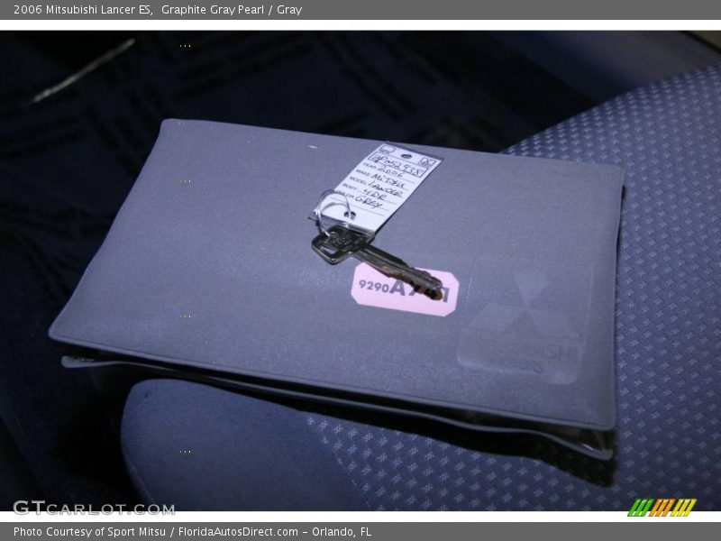 Graphite Gray Pearl / Gray 2006 Mitsubishi Lancer ES