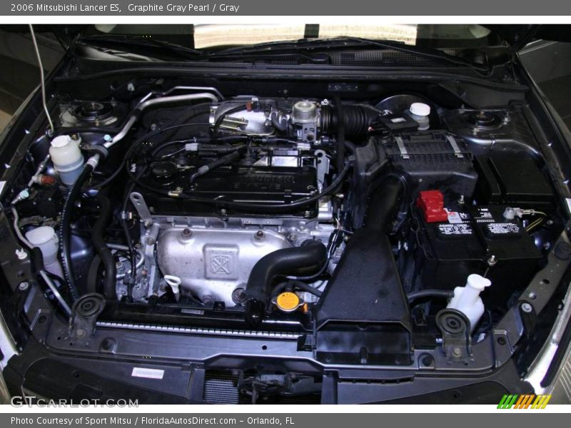 Graphite Gray Pearl / Gray 2006 Mitsubishi Lancer ES