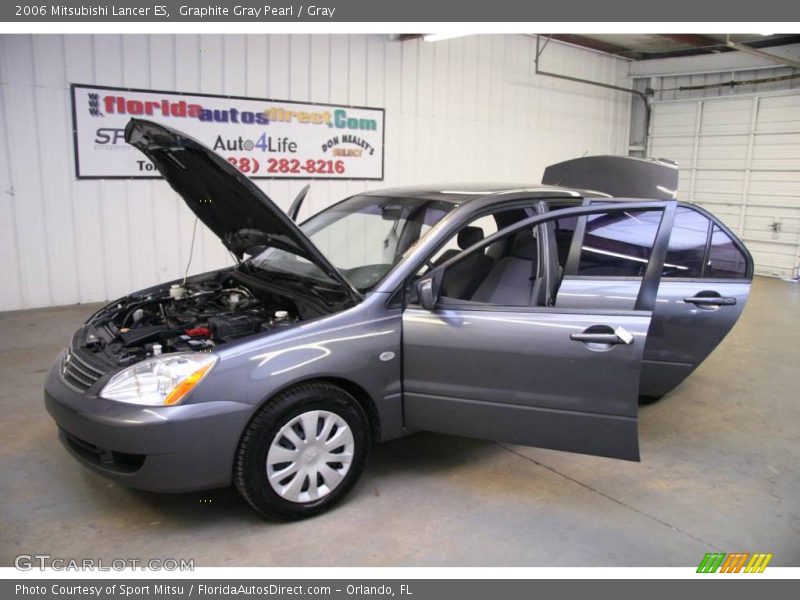 Graphite Gray Pearl / Gray 2006 Mitsubishi Lancer ES