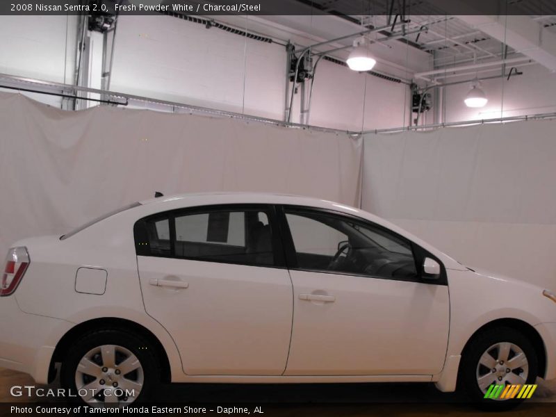 Fresh Powder White / Charcoal/Steel 2008 Nissan Sentra 2.0