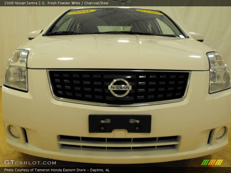 Fresh Powder White / Charcoal/Steel 2008 Nissan Sentra 2.0