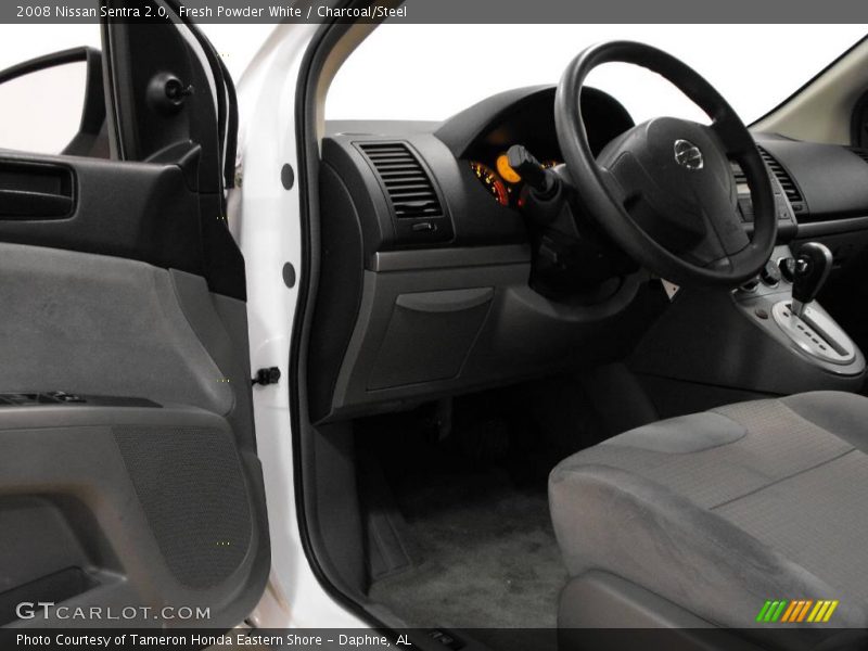Fresh Powder White / Charcoal/Steel 2008 Nissan Sentra 2.0