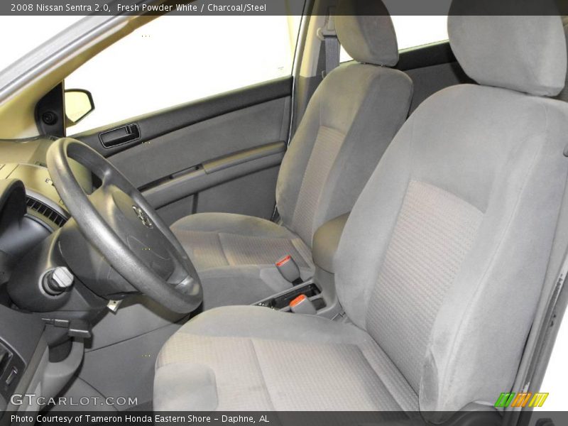 Fresh Powder White / Charcoal/Steel 2008 Nissan Sentra 2.0