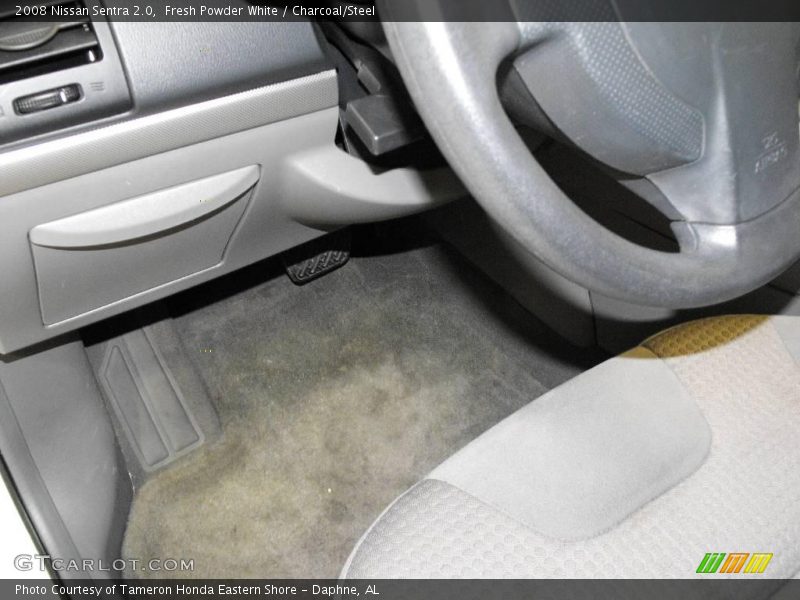 Fresh Powder White / Charcoal/Steel 2008 Nissan Sentra 2.0