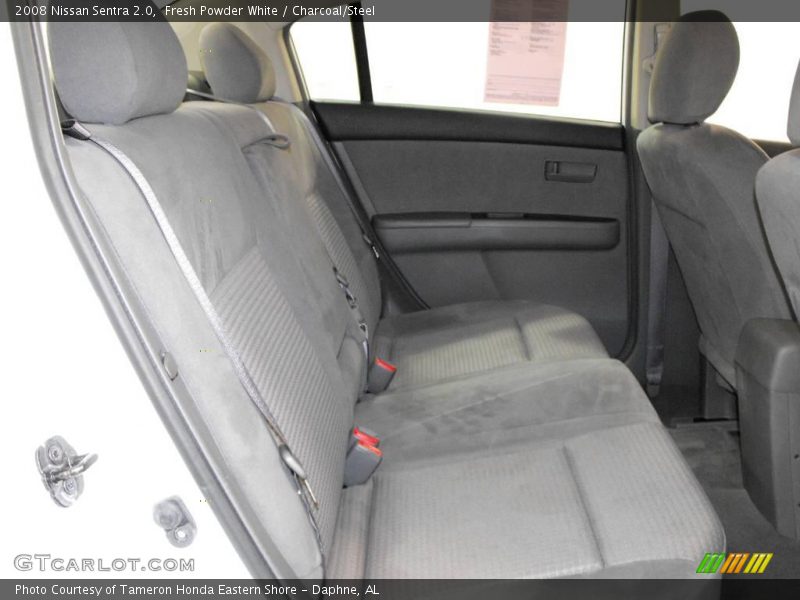 Fresh Powder White / Charcoal/Steel 2008 Nissan Sentra 2.0