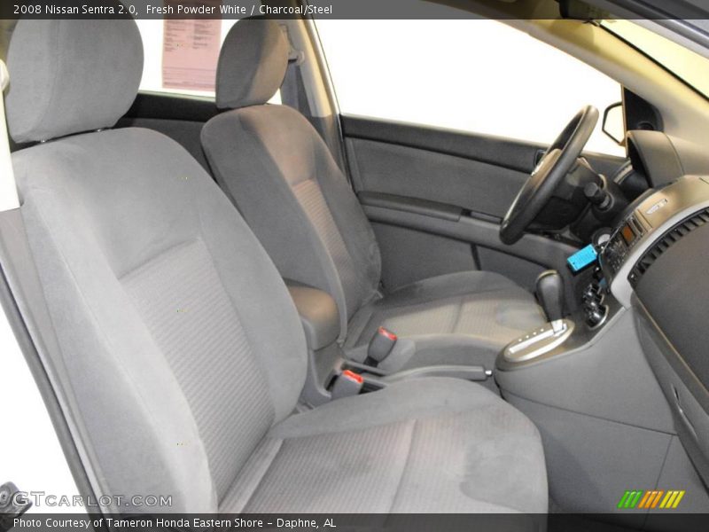 Fresh Powder White / Charcoal/Steel 2008 Nissan Sentra 2.0