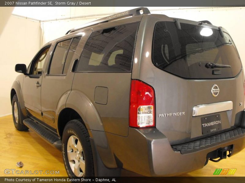 Storm Gray / Desert 2007 Nissan Pathfinder SE