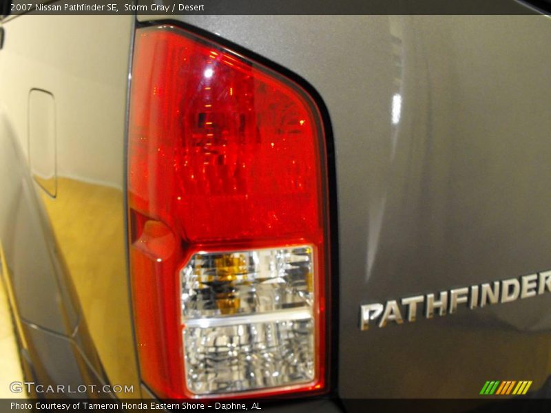 Storm Gray / Desert 2007 Nissan Pathfinder SE