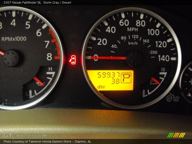 Storm Gray / Desert 2007 Nissan Pathfinder SE