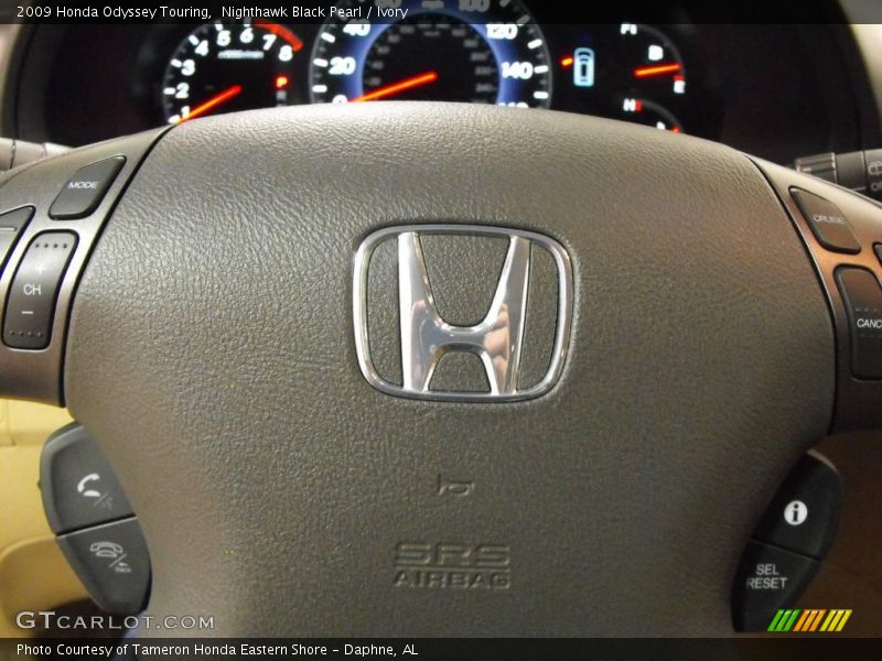 Nighthawk Black Pearl / Ivory 2009 Honda Odyssey Touring