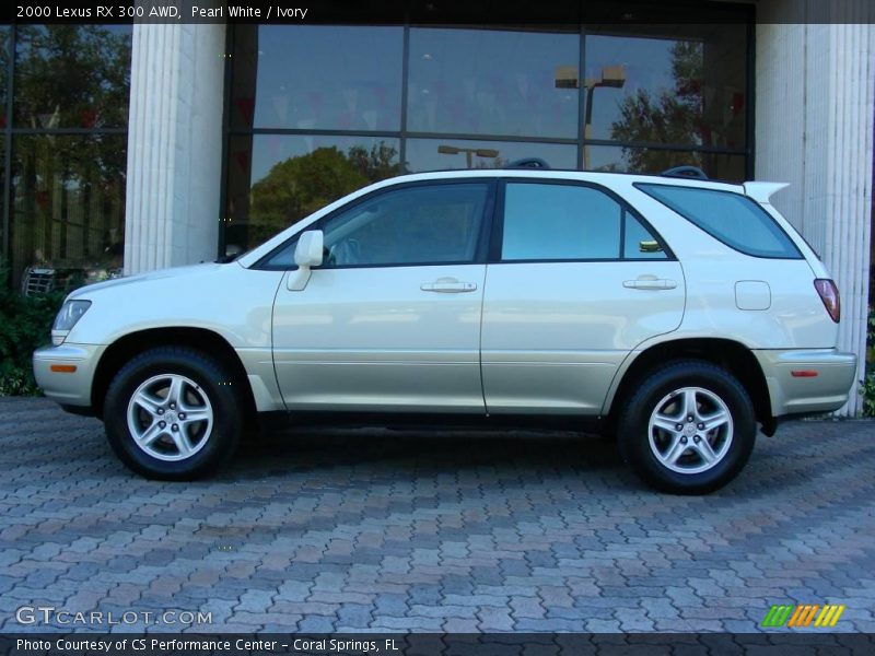 Pearl White / Ivory 2000 Lexus RX 300 AWD