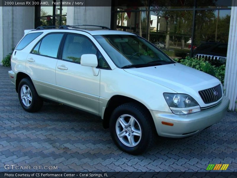 Pearl White / Ivory 2000 Lexus RX 300 AWD