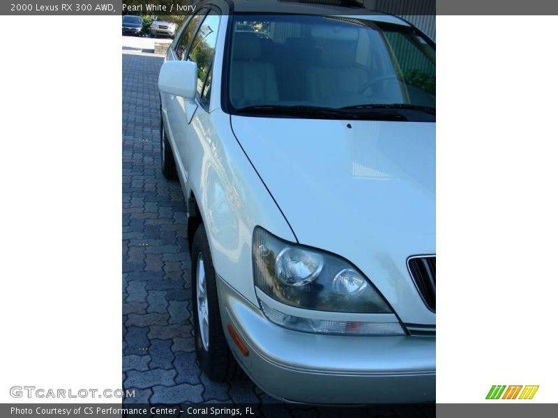 Pearl White / Ivory 2000 Lexus RX 300 AWD