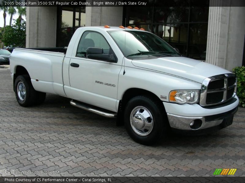 Bright White / Dark Slate Gray 2005 Dodge Ram 3500 SLT Regular Cab Dually