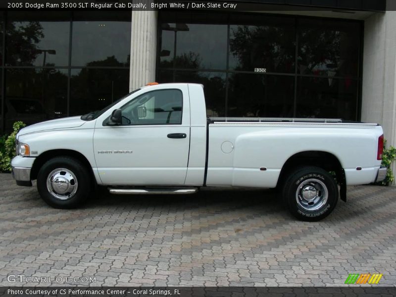 Bright White / Dark Slate Gray 2005 Dodge Ram 3500 SLT Regular Cab Dually