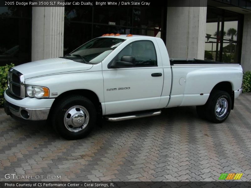 Bright White / Dark Slate Gray 2005 Dodge Ram 3500 SLT Regular Cab Dually