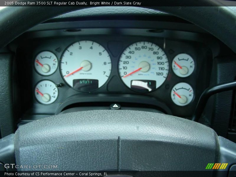 Bright White / Dark Slate Gray 2005 Dodge Ram 3500 SLT Regular Cab Dually