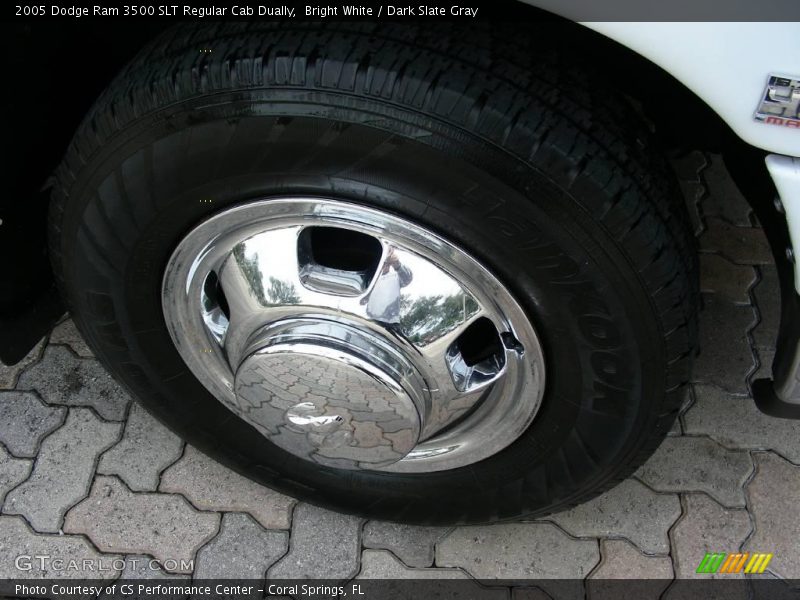 Bright White / Dark Slate Gray 2005 Dodge Ram 3500 SLT Regular Cab Dually