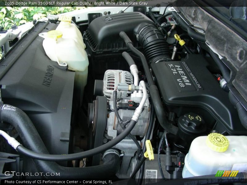 Bright White / Dark Slate Gray 2005 Dodge Ram 3500 SLT Regular Cab Dually