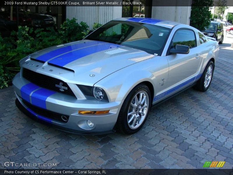 Front 3/4 View of 2009 Mustang Shelby GT500KR Coupe