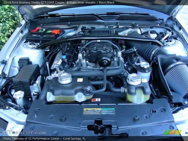  2009 Mustang Shelby GT500KR Coupe Engine - 5.4 Liter KR Supercharged DOHC 32-Valve V8