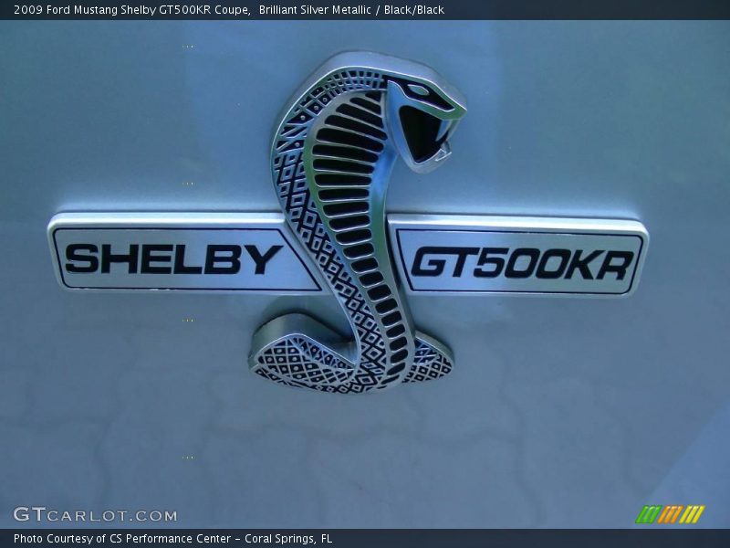  2009 Mustang Shelby GT500KR Coupe Logo