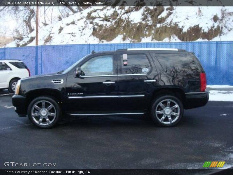 Black Raven / Ebony/Ebony 2007 Cadillac Escalade AWD