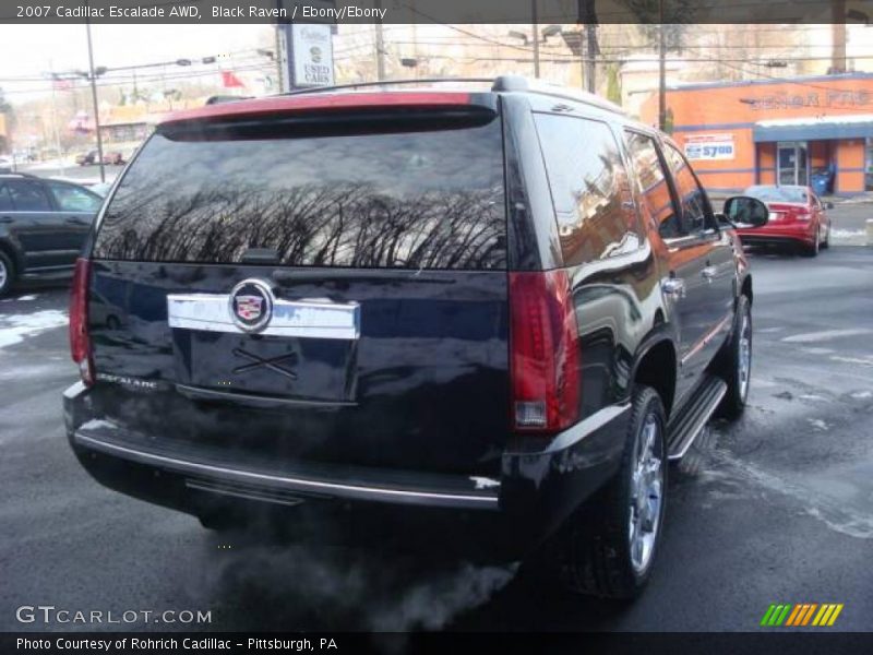 Black Raven / Ebony/Ebony 2007 Cadillac Escalade AWD