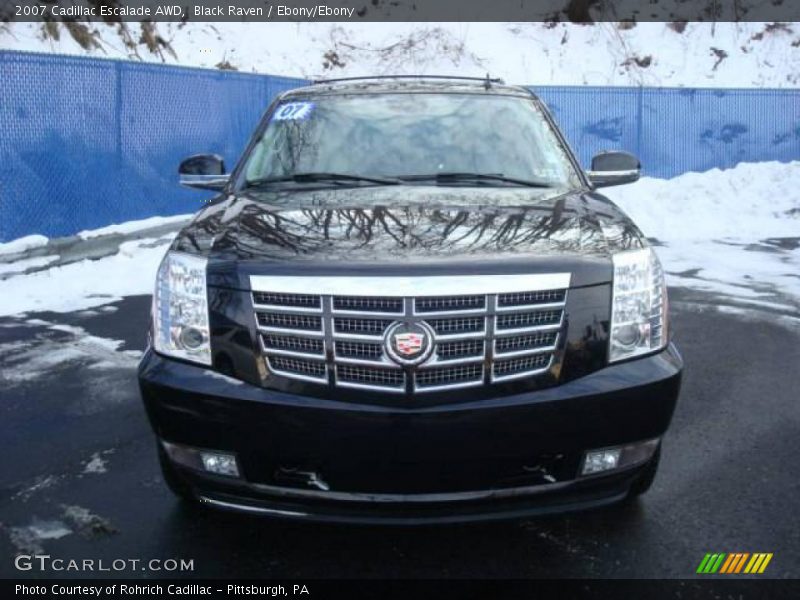 Black Raven / Ebony/Ebony 2007 Cadillac Escalade AWD