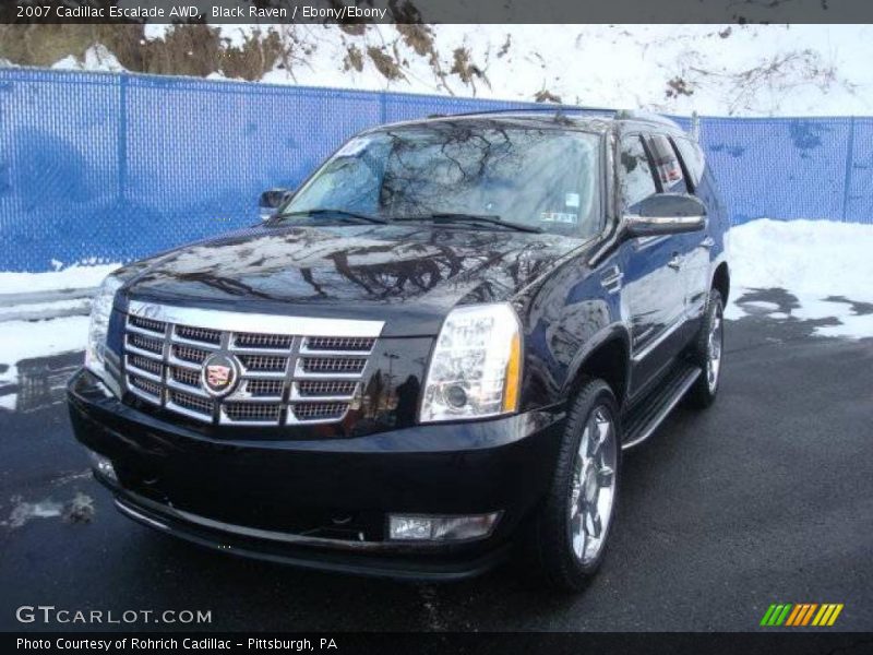 Black Raven / Ebony/Ebony 2007 Cadillac Escalade AWD