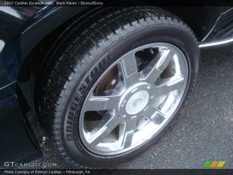 Black Raven / Ebony/Ebony 2007 Cadillac Escalade AWD