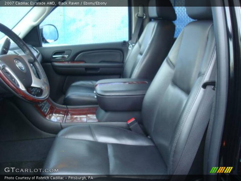 Black Raven / Ebony/Ebony 2007 Cadillac Escalade AWD