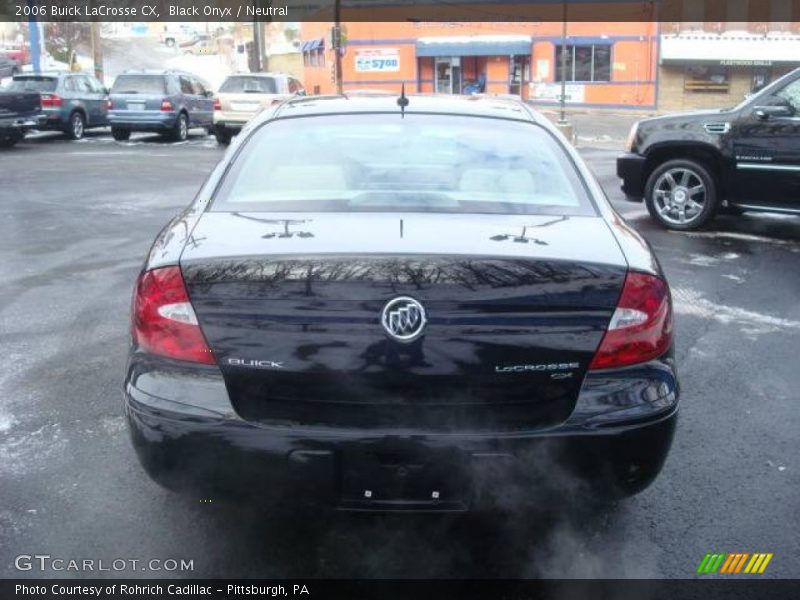 Black Onyx / Neutral 2006 Buick LaCrosse CX