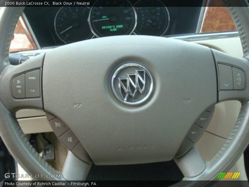 Black Onyx / Neutral 2006 Buick LaCrosse CX