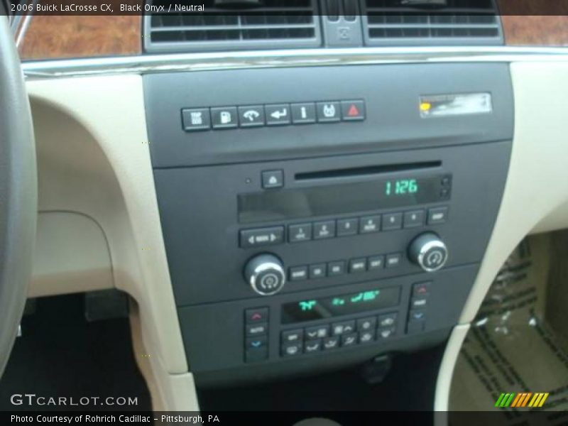 Black Onyx / Neutral 2006 Buick LaCrosse CX