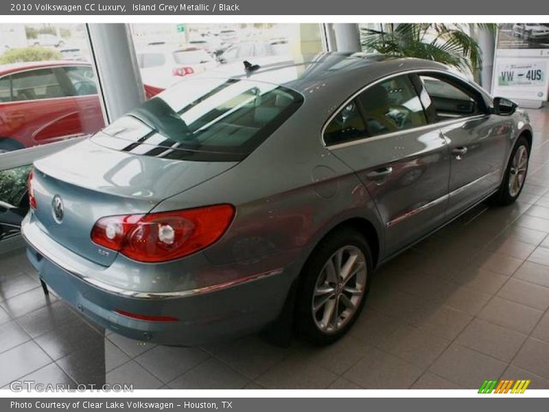Island Grey Metallic / Black 2010 Volkswagen CC Luxury