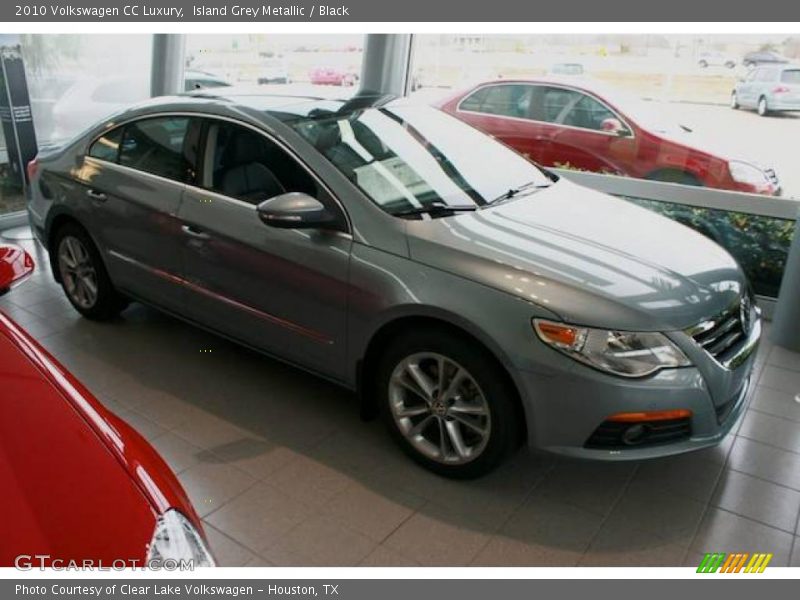 Island Grey Metallic / Black 2010 Volkswagen CC Luxury