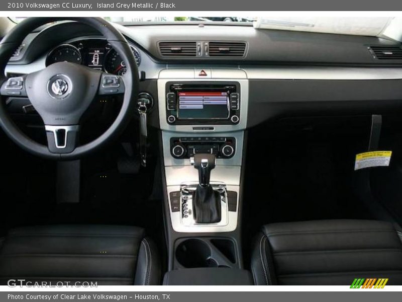 Island Grey Metallic / Black 2010 Volkswagen CC Luxury