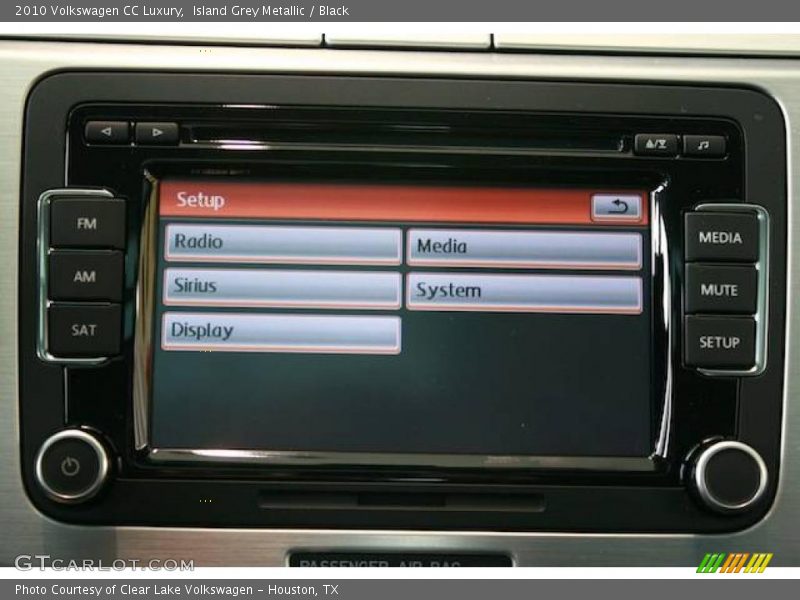 Island Grey Metallic / Black 2010 Volkswagen CC Luxury