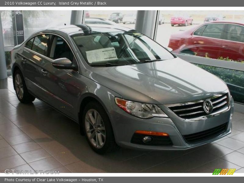 Island Grey Metallic / Black 2010 Volkswagen CC Luxury